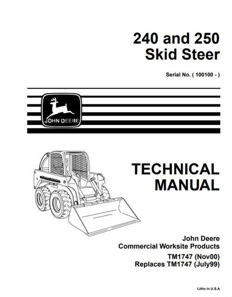 250 skid steer service manual|john deere 250 specifications.